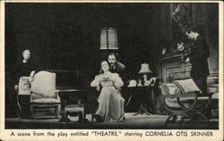 Cornelia Otis Skinner in "Theatre" Actresses Postcard Postcard