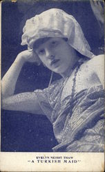 Evelyn Nesbit Thaw - A Turkish Maid Actresses Postcard Postcard