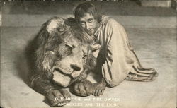 O.P. Heggie and Phil Dwyer "Androcles and the Lion" Theatre Postcard Postcard