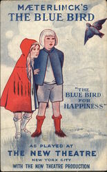 Maeterlinck's "The Blue Bird" Theatre Postcard Postcard