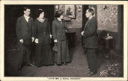 "Give me a Real Reason" William A. Brady (Ltd.) Presents Bought and Paid For Theatre Postcard Postcard