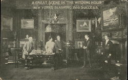 A Great Scene in The Witching Hour, New York's Slashing Big Success Theatre Postcard Postcard