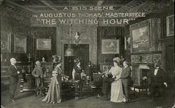 A Big Scene in Augustus Thomas' Masterpiece "The Witching Hour" Theatre Postcard Postcard