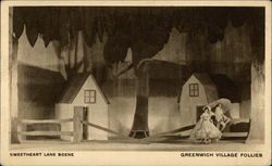 Sweetheart Lane Scene Greenwich Village Follies Theatre Postcard Postcard