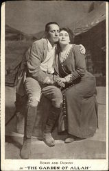 Boris and Domini in "The Garden of Allah" Theatre Postcard Postcard