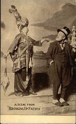 Scene from "Bringing Up Father" Postcard