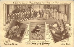 Scenes from "The Desert Song" - Casino Theatre, New York Postcard Postcard