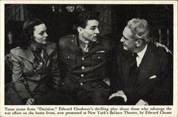 Scene from "Decision" Postcard