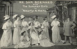 Mr. Sam Bernard, Nearly a Hero Theatre Postcard Postcard