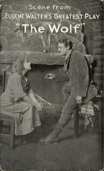 Scene from Eugene Walter's Greatest Play "The Wolf" Postcard