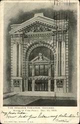 The Iroquois Theater, Chicago Theatre Postcard Postcard