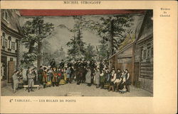 Les Relais de Poste from "Michel Strogoff" Postcard