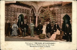 Third Act of "The Earl of Pawtucket." Turkish Room, Waldorf-Astoria, New York. Postcard