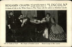 Benjamin Chapin and a Powerful Company of Specially Selected Players in "Lincoln" Theatre Postcard Postcard