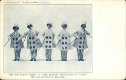 The Minstrel Girls, in "The Rogers Brothers in Paris," Management Klaw & Erlanger Postcard