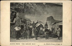 Scene From "The Squaw Man" At Poli's Week of Sept. 27 Postcard