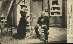 David Warfield and Minnie Dupree in "The Music Master" Theatre Postcard Postcard