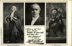 Edward Smith Willard Actors Postcard Postcard