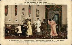 "Wedded and Parted" Act IV Postcard