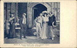 The College Widow Postcard