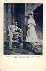 The College Widow Postcard