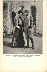 The College Widow Postcard