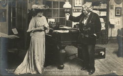 David Warfield and Minnie Dupree Postcard