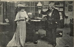 David Warfield and Minnie Dupree in "The Music Master" Act I Theatre Postcard Postcard