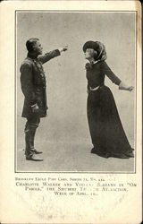 Charlotte Walker and Vincent Serrano in "On Parole" Actors Postcard Postcard