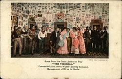 Scene From the Great American Play "The Virginian" Postcard