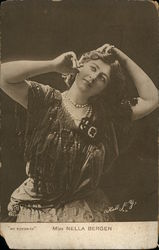 Nella Bergen Actresses Postcard Postcard