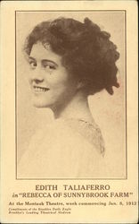 Edith Taliaferro in "Rebecca of Sunnybrook Farm" Postcard