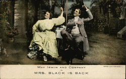 Mrs. Black is Back Theatre Postcard Postcard