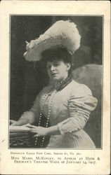 Mabel McKinley Actresses Postcard Postcard