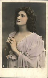 Miss Lillian McCarthy Actresses Postcard Postcard