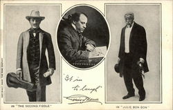 Louis Maurer in "The Second Fiddle" and in "Julie Bon Bon" Postcard