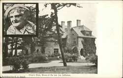 Crow's Nest, Home of the Late Joe Jefferson Actors Postcard Postcard