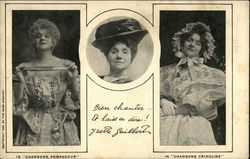 Yvette Guilbert Actresses Postcard Postcard