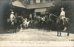 The Roosevelt Family at Sagamore Hill Postcard