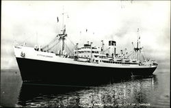 S.S. "City of London" - Ellerman Lines Boats, Ships Postcard Postcard