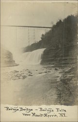 Portage Bridge, Portage Falls Postcard