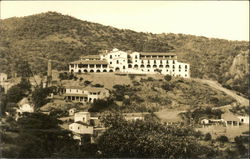 View of Town, Hotel?  Postcard