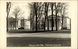 Princeton University - Whig and Clio Halls Postcard