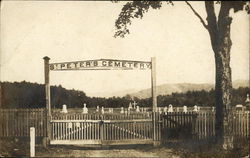 St. Peter's Cemetery Death Postcard Postcard