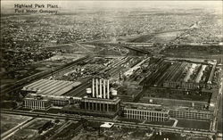 The Highland Park Plant, Ford Motor Company Postcard