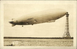 U.S. Navy Zeppelin/Blimp, 1925. Airships Postcard Postcard