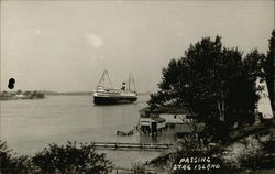 Noronic, Passing Stag Island Boats, Ships Postcard Postcard