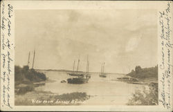 View From Shaws Bridge Northport, ME Postcard Postcard