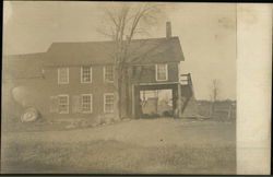 Photograph of a house Postcard