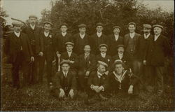 Group of Men Postcard Postcard